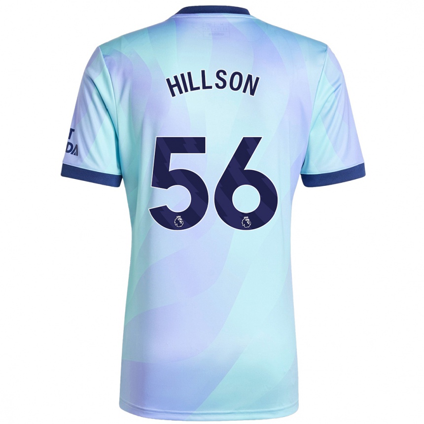 Kids Football James Hillson #56 Aqua Third Jersey 2024/25 T-Shirt Australia