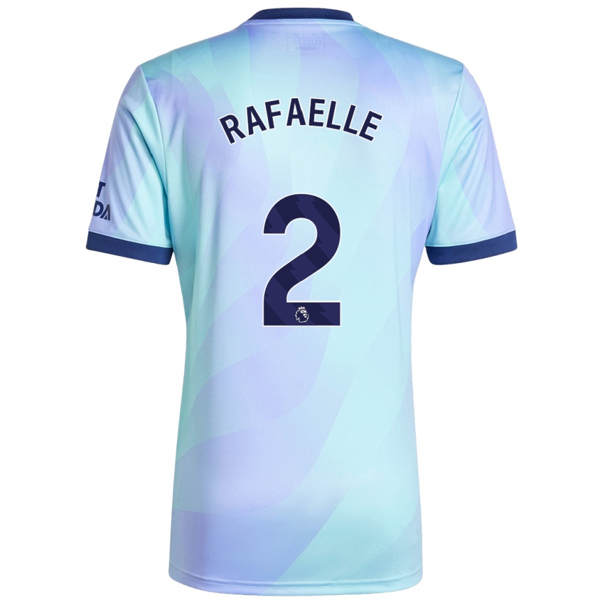 Kids Football Rafaelle Souza #2 Aqua Third Jersey 2024/25 T-Shirt Australia