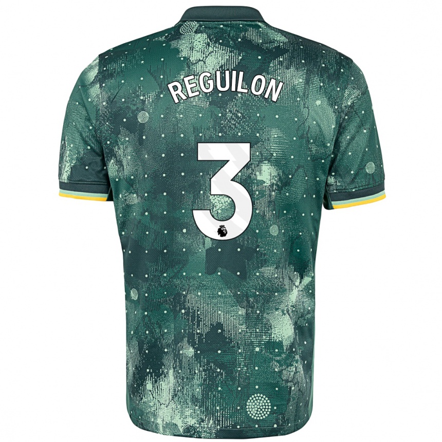 Kids Football Sergio Reguilon #3 Mint Green Third Jersey 2024/25 T-Shirt Australia