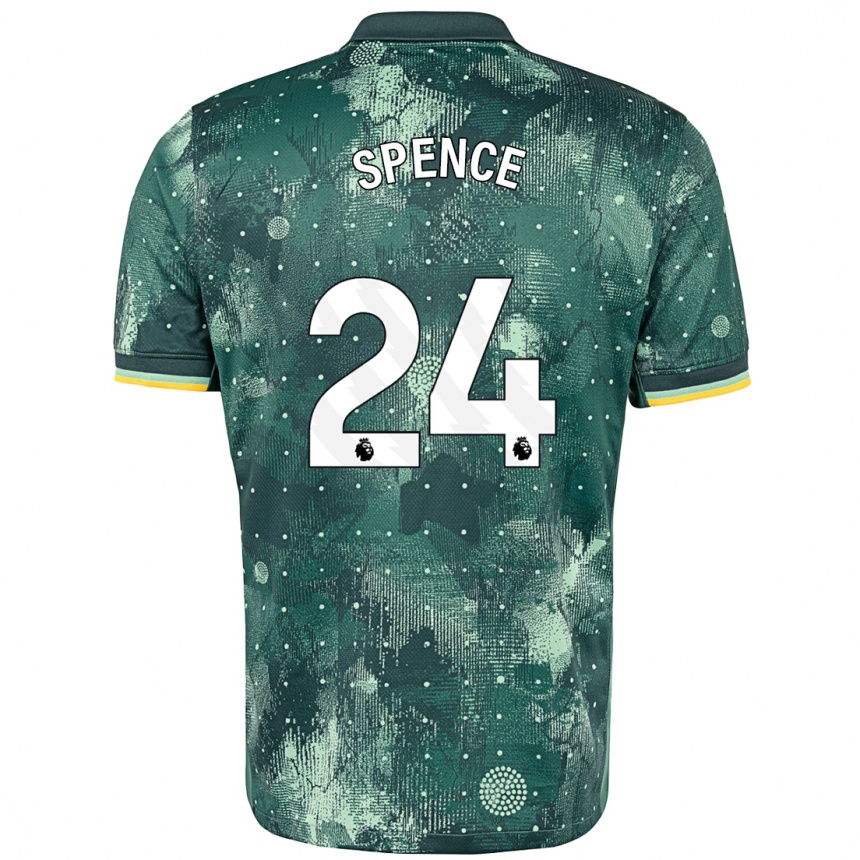 Kids Football Djed Spence #24 Mint Green Third Jersey 2024/25 T-Shirt Australia