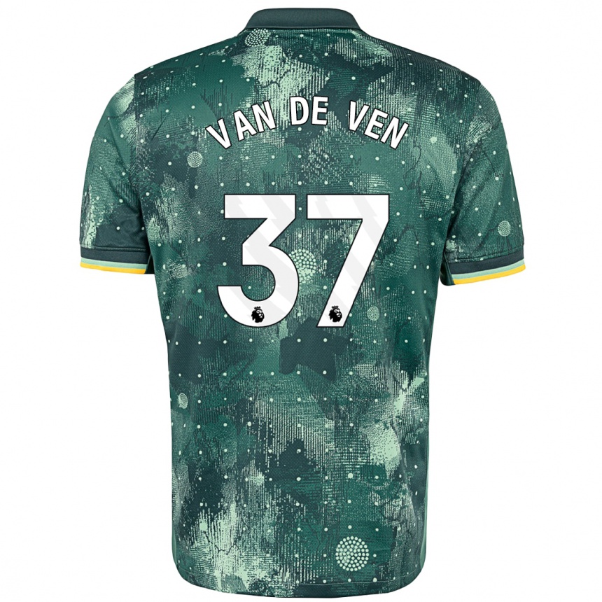 Kids Football Micky Van De Ven #37 Mint Green Third Jersey 2024/25 T-Shirt Australia