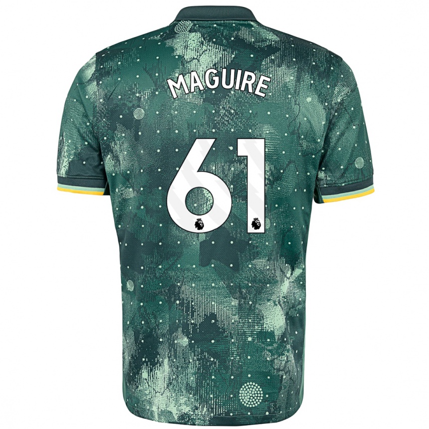 Kids Football Aaron Maguire #61 Mint Green Third Jersey 2024/25 T-Shirt Australia