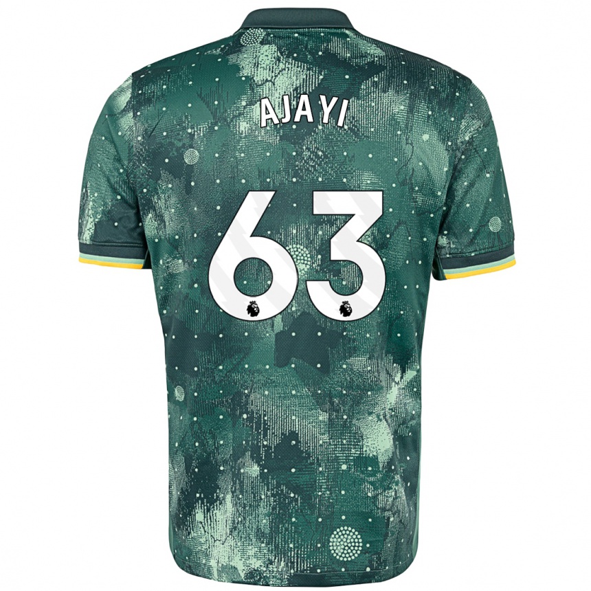 Kids Football Damola Ajayi #63 Mint Green Third Jersey 2024/25 T-Shirt Australia