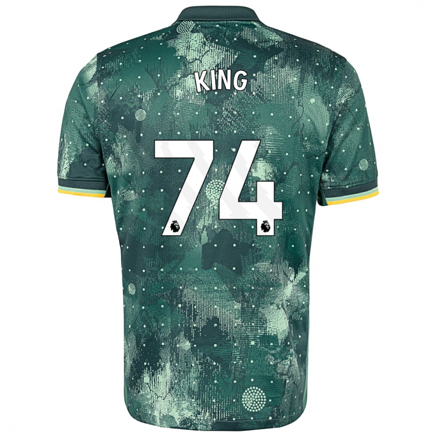 Kids Football Maeson King #74 Mint Green Third Jersey 2024/25 T-Shirt Australia