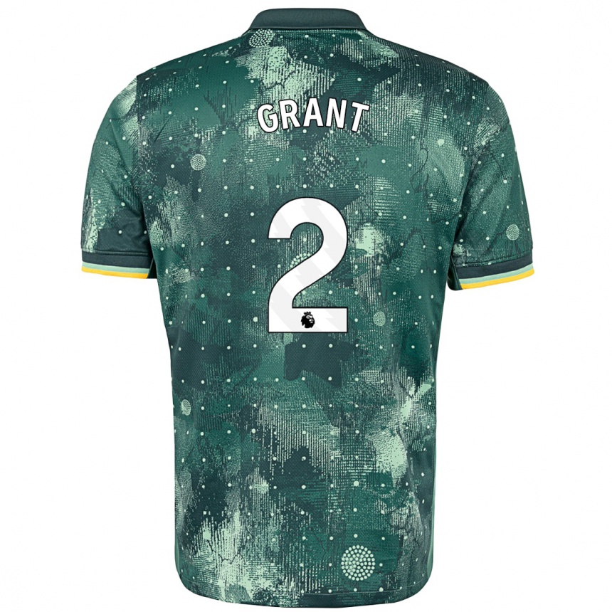 Kids Football Charlotte Grant #2 Mint Green Third Jersey 2024/25 T-Shirt Australia