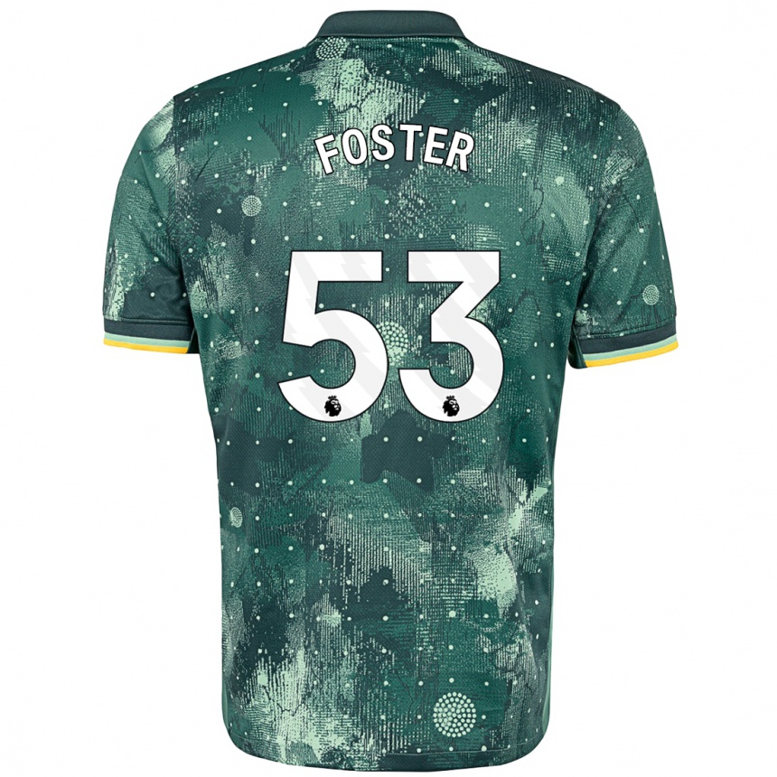 Kids Football Brooklyn Lyons Foster #53 Mint Green Third Jersey 2024/25 T-Shirt Australia