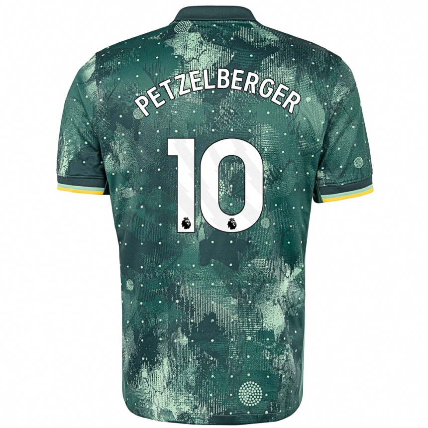 Kids Football Ramona Petzelberger #10 Mint Green Third Jersey 2024/25 T-Shirt Australia