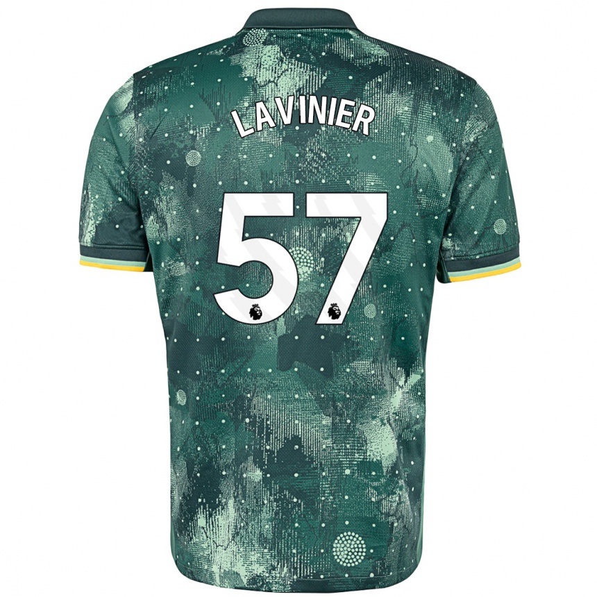 Kids Football Marcel Lavinier #57 Mint Green Third Jersey 2024/25 T-Shirt Australia