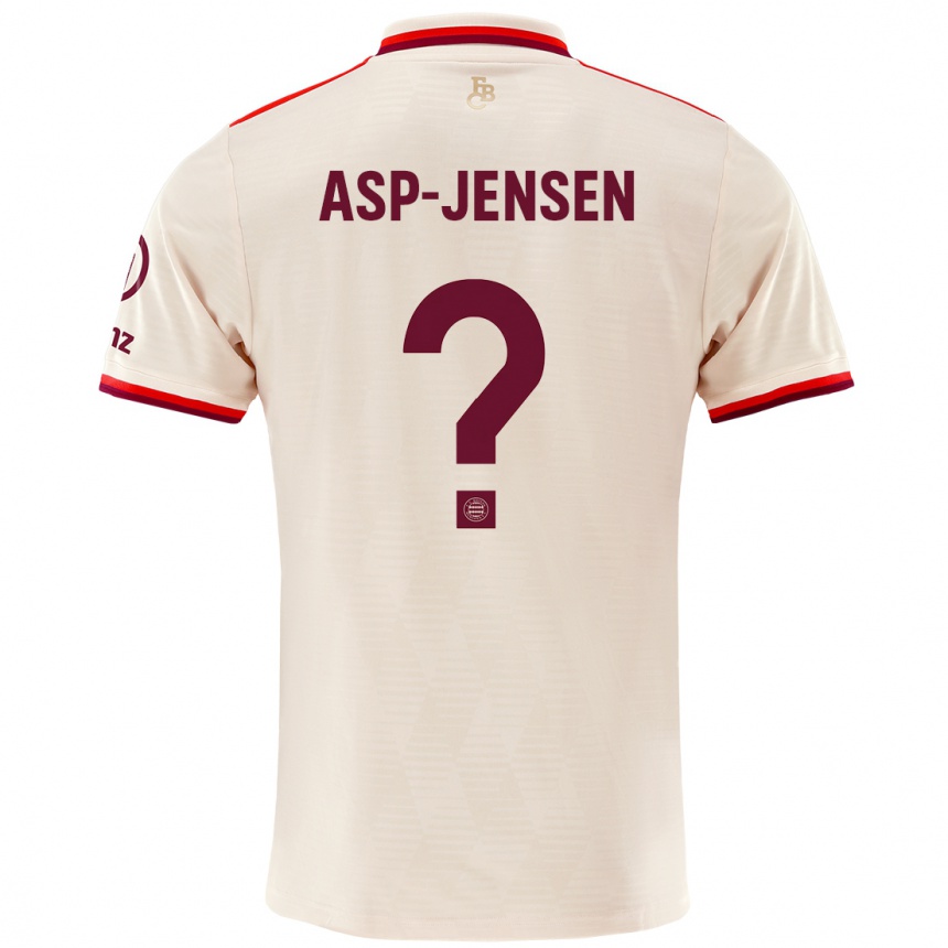 Kids Football Jonathan Asp-Jensen #0 Linen Third Jersey 2024/25 T-Shirt Australia