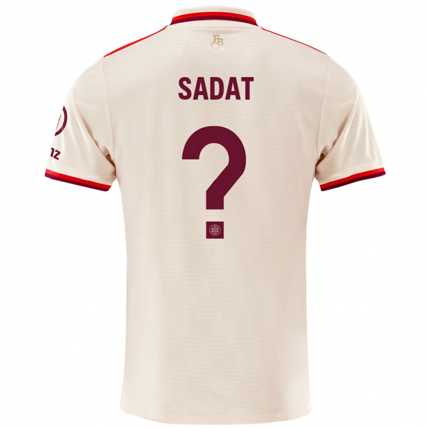 Kids Football Mudaser Sadat #0 Linen Third Jersey 2024/25 T-Shirt Australia