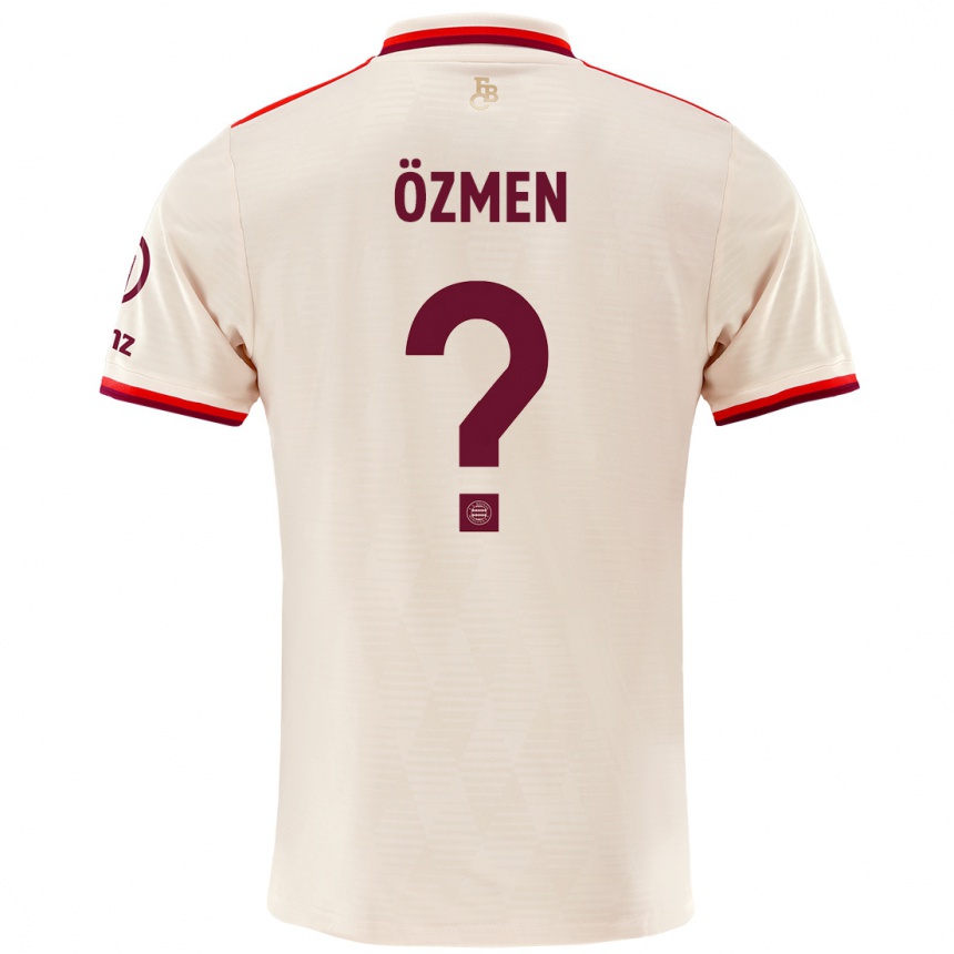 Kids Football Baran Özmen #0 Linen Third Jersey 2024/25 T-Shirt Australia