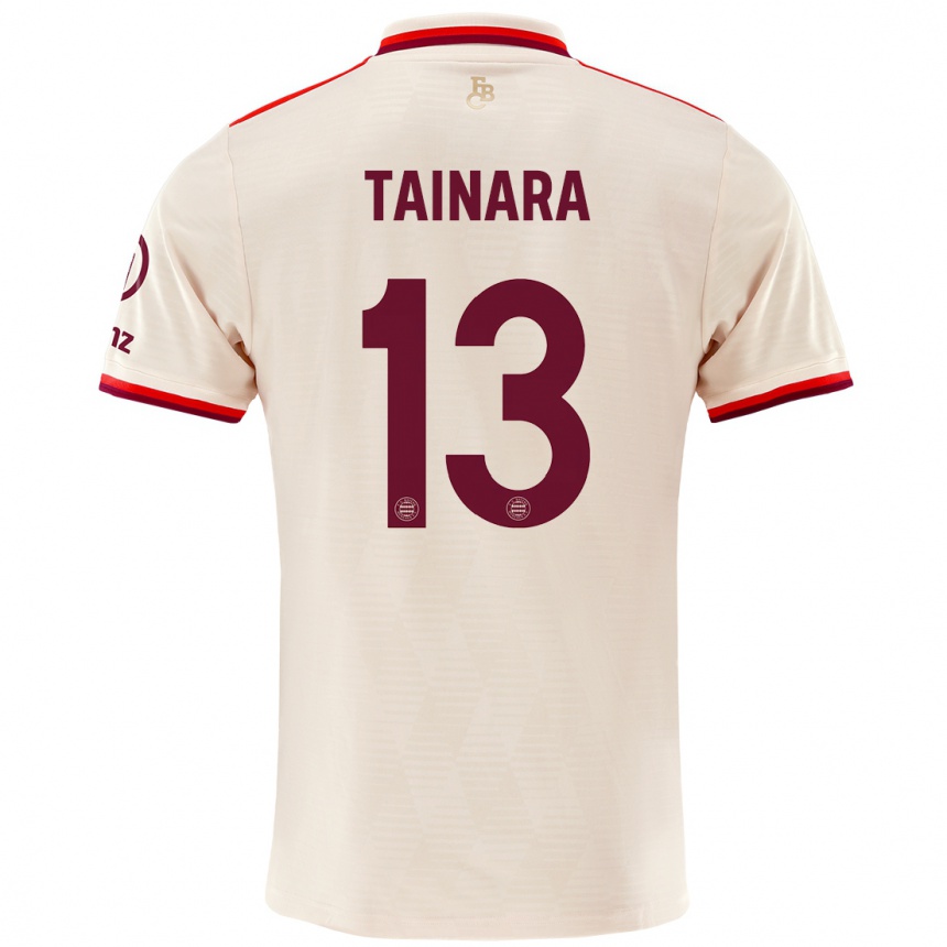 Kids Football Tainara #13 Linen Third Jersey 2024/25 T-Shirt Australia