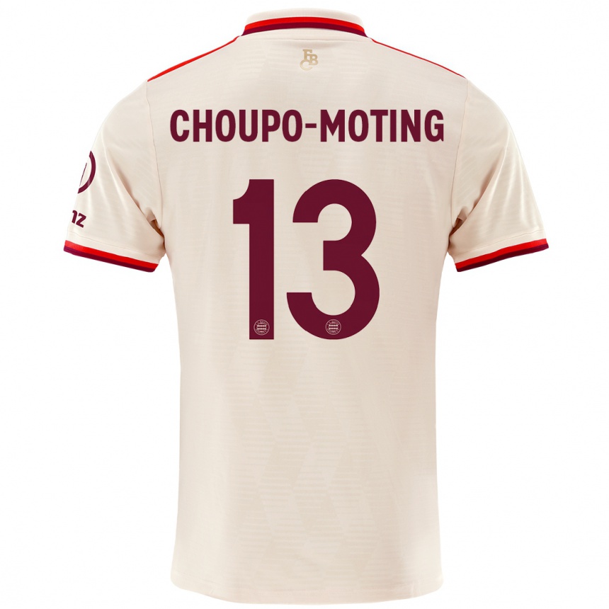 Kids Football Eric Maxim Choupo-Moting #13 Linen Third Jersey 2024/25 T-Shirt Australia