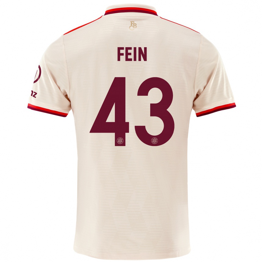 Kids Football Adrian Fein #43 Linen Third Jersey 2024/25 T-Shirt Australia