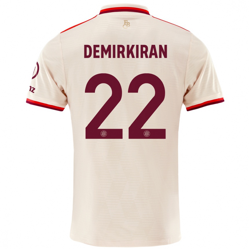 Kids Football Ediz Demirkiran #22 Linen Third Jersey 2024/25 T-Shirt Australia