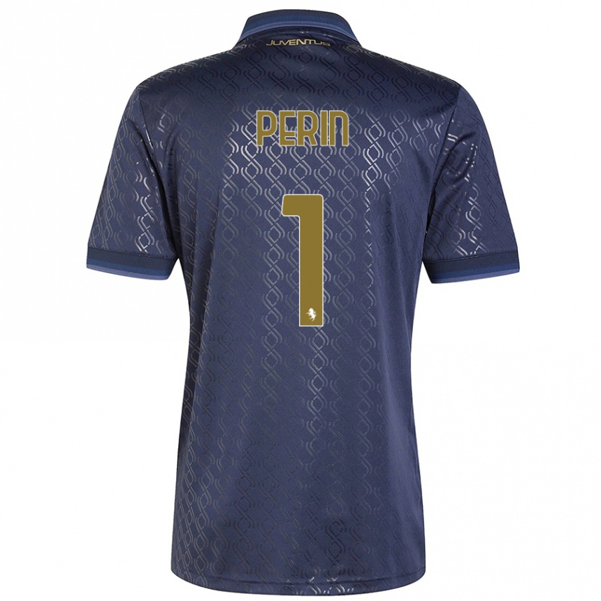 Kids Football Mattia Perin #1 Navy Blue Third Jersey 2024/25 T-Shirt Australia