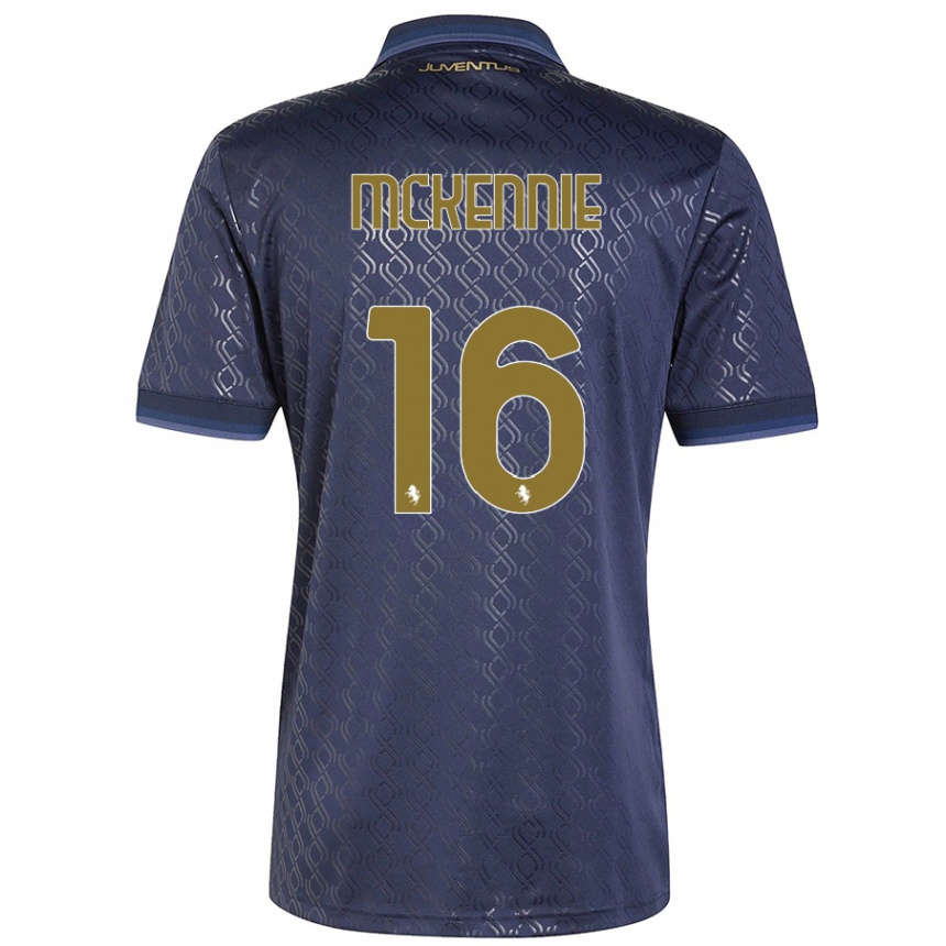 Kids Football Weston Mckennie #16 Navy Blue Third Jersey 2024/25 T-Shirt Australia