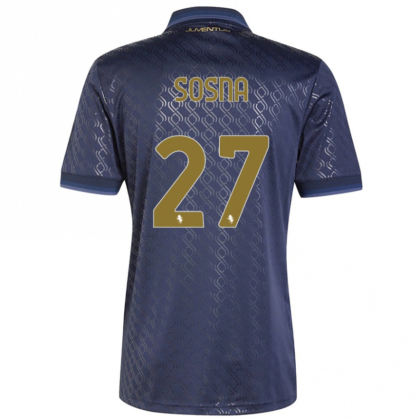 Kids Football Adam Sosna #27 Navy Blue Third Jersey 2024/25 T-Shirt Australia