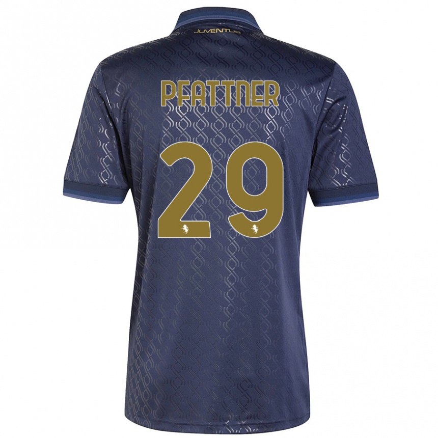 Kids Football Elisa Pfattner #29 Navy Blue Third Jersey 2024/25 T-Shirt Australia