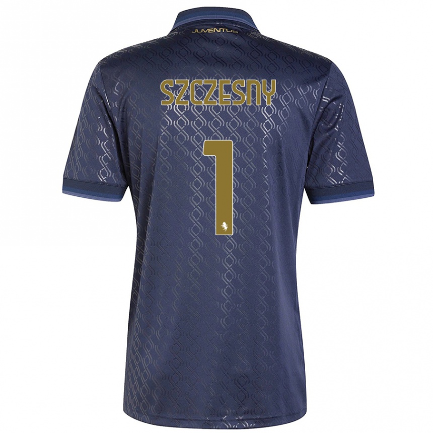 Kids Football Wojciech Szczesny #1 Navy Blue Third Jersey 2024/25 T-Shirt Australia