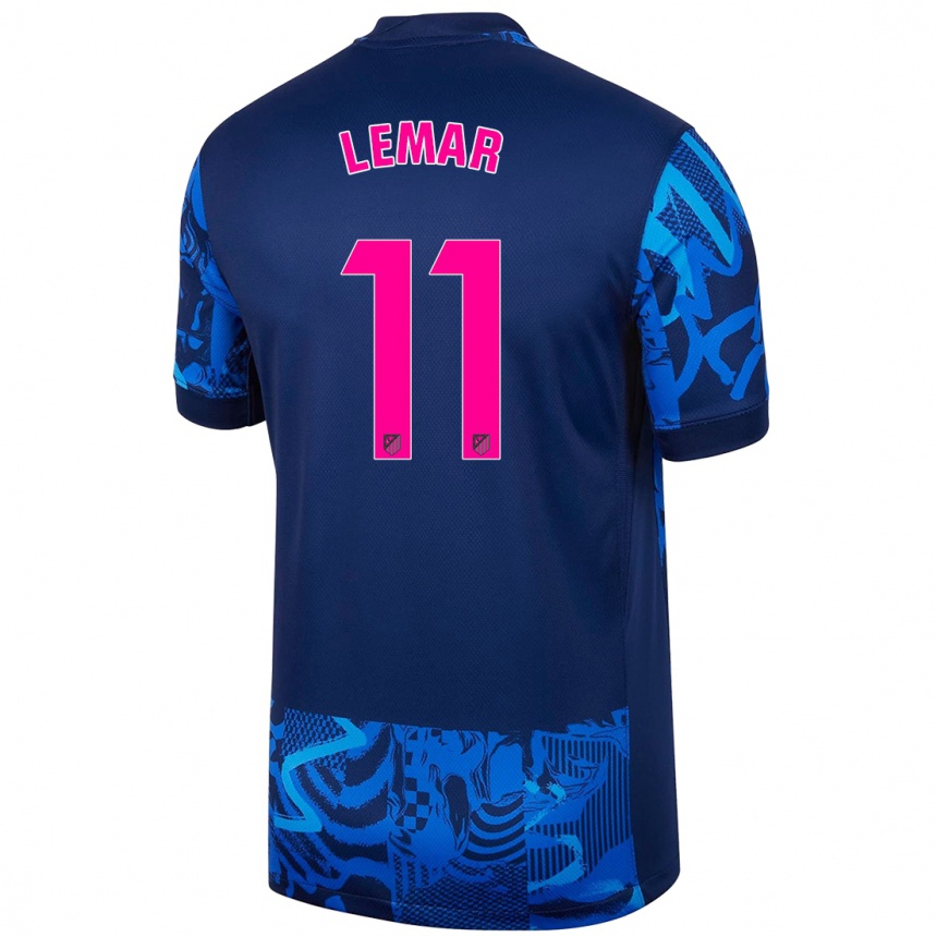 Kids Football Thomas Lemar #11 Royal Blue Third Jersey 2024/25 T-Shirt Australia