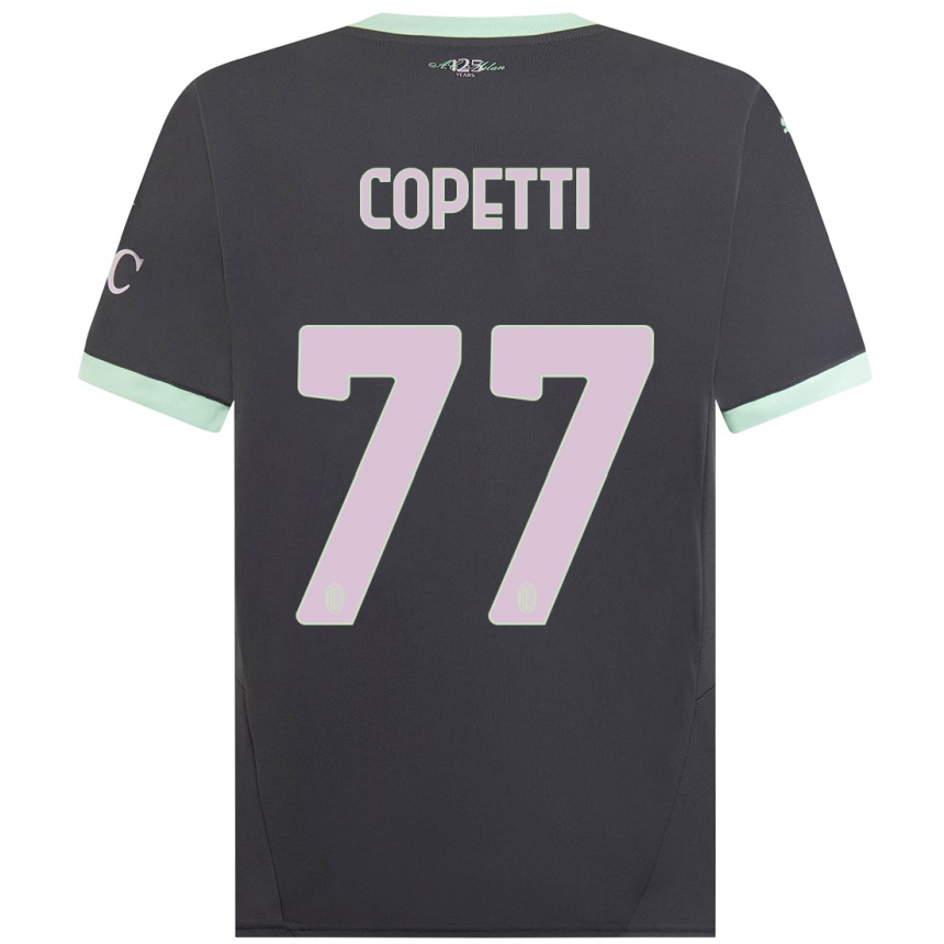 Kids Football Matilde Copetti #77 Grey Third Jersey 2024/25 T-Shirt Australia