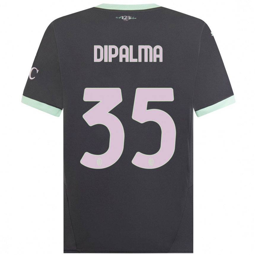 Kids Football Matteo Dipalma #35 Grey Third Jersey 2024/25 T-Shirt Australia