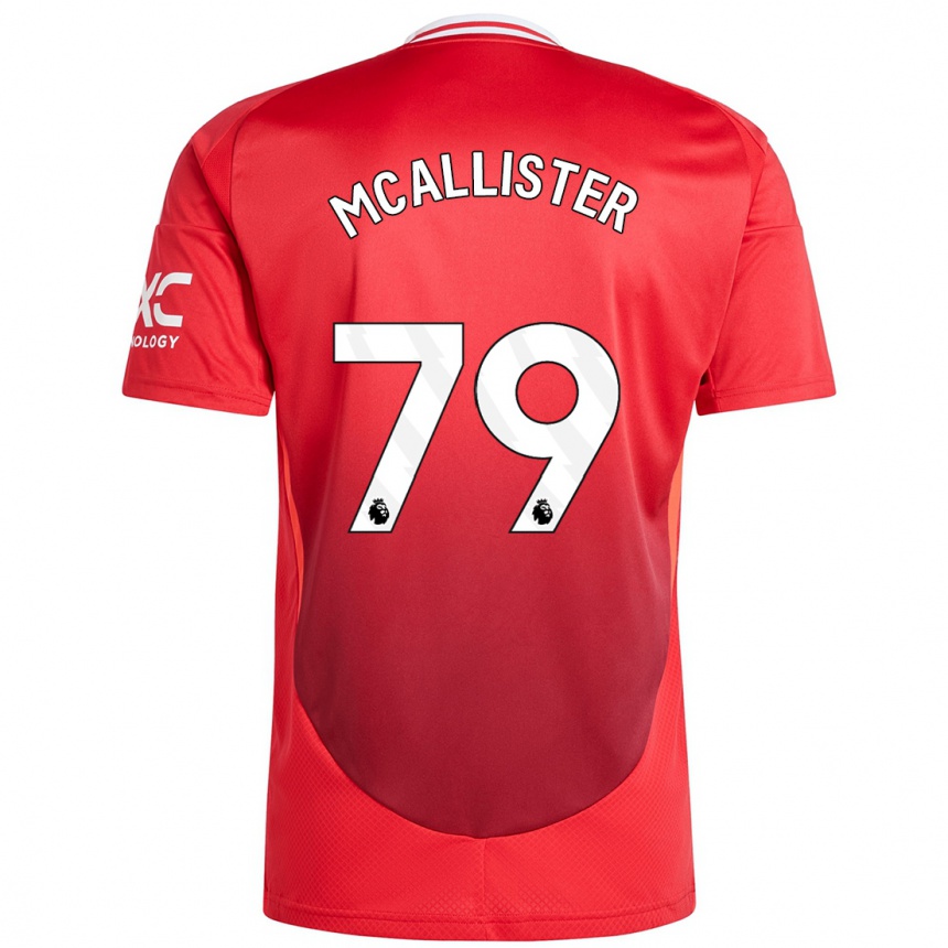 Men Football Finley Mcallister #79 Bright Red Home Jersey 2024/25 T-Shirt Australia