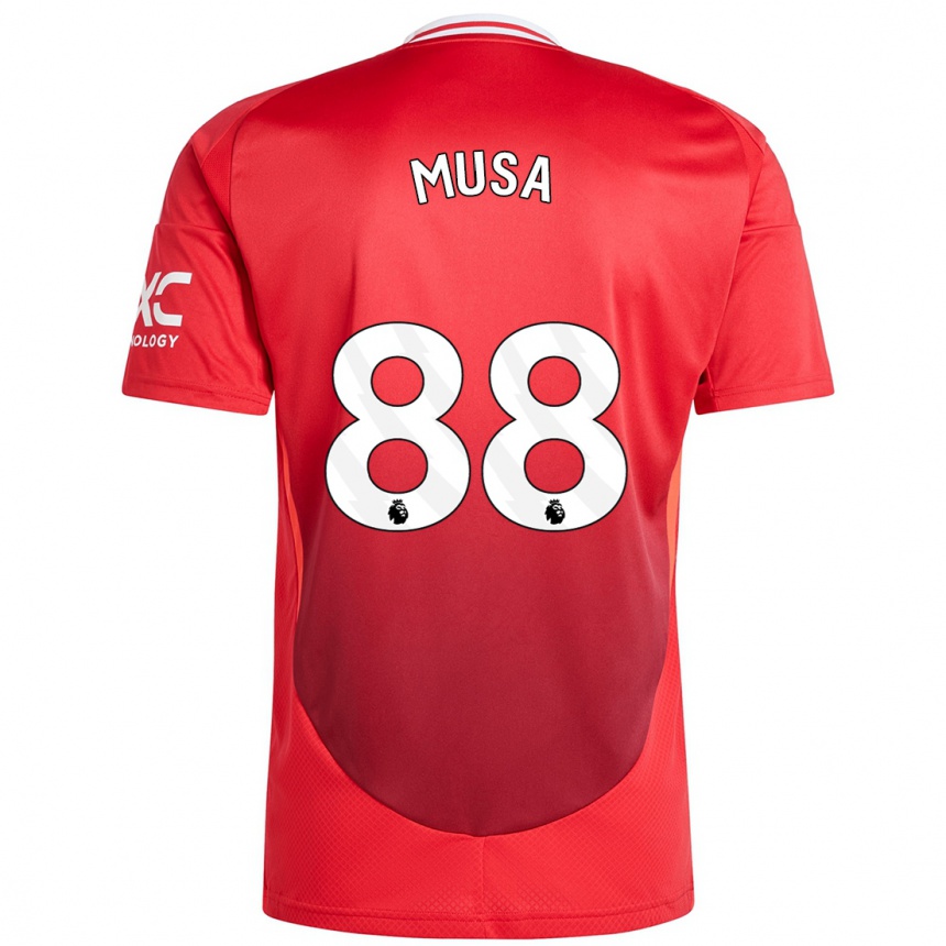 Men Football Victor Musa #88 Bright Red Home Jersey 2024/25 T-Shirt Australia