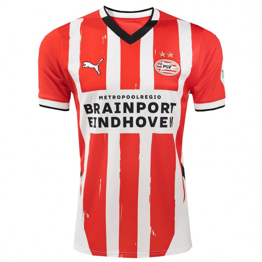 Men Football Konstantinos Evripidou #0 Red White Home Jersey 2024/25 T-Shirt Australia