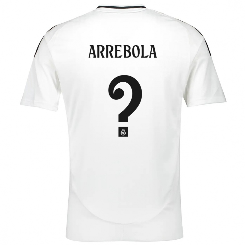 Men Football Hugo Arrebola #0 White Home Jersey 2024/25 T-Shirt Australia