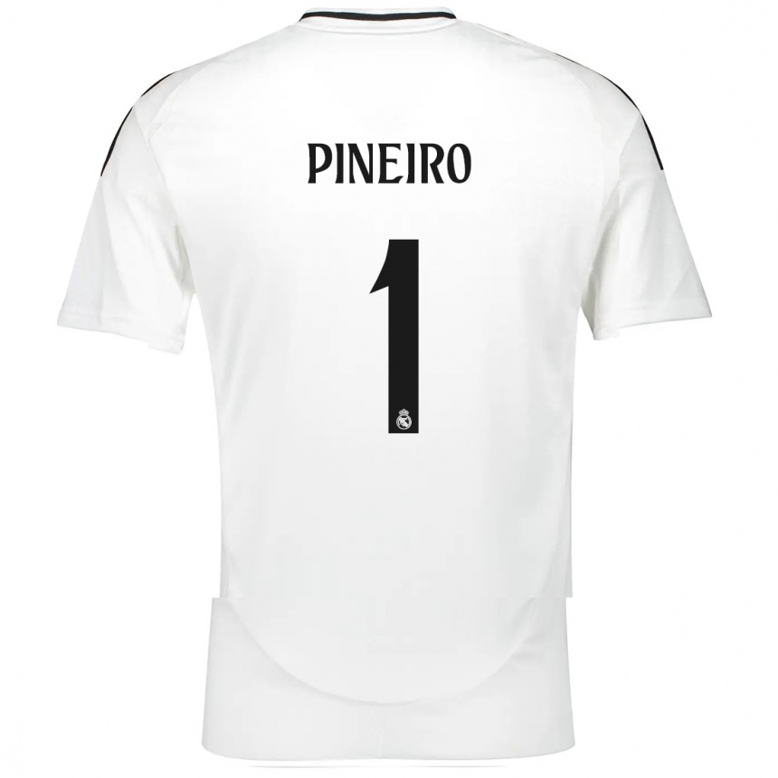 Men Football Diego Pineiro #1 White Home Jersey 2024/25 T-Shirt Australia