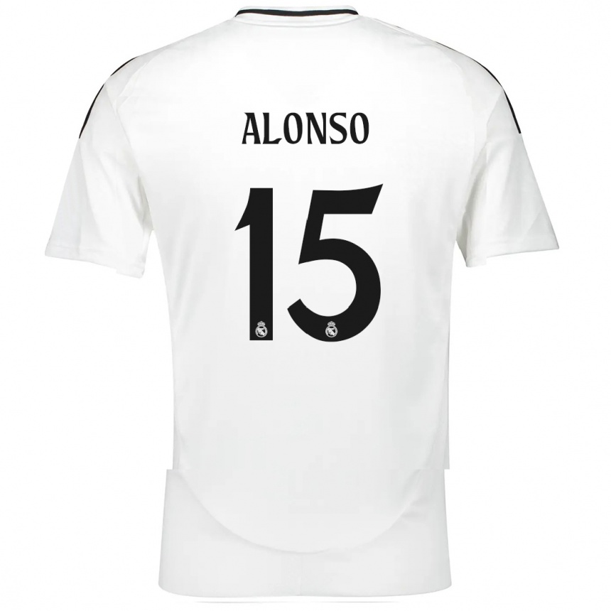 Men Football Borja Alonso #15 White Home Jersey 2024/25 T-Shirt Australia