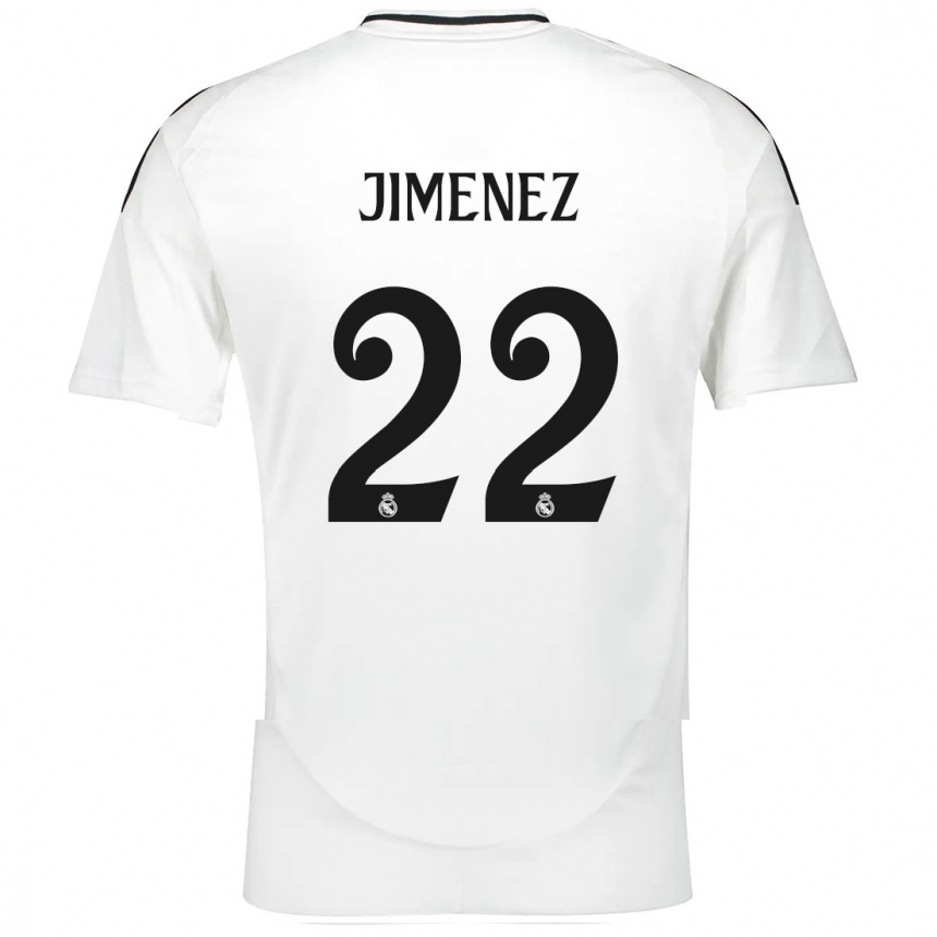 Men Football David Jimenez #22 White Home Jersey 2024/25 T-Shirt Australia