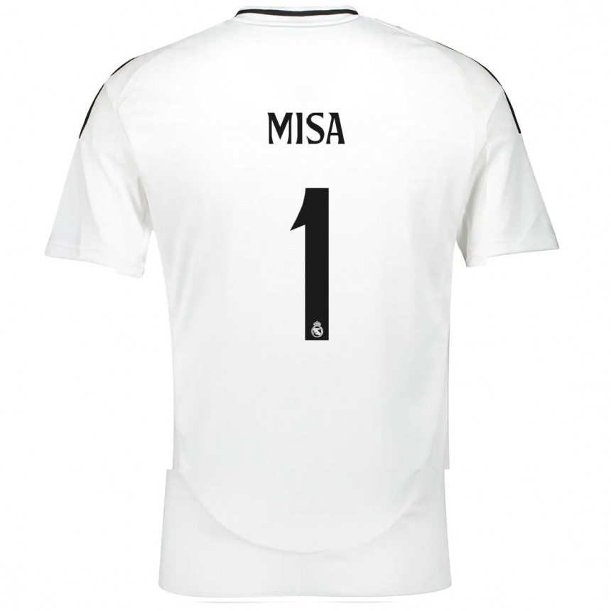 Men Football Misa Rodríguez #1 White Home Jersey 2024/25 T-Shirt Australia