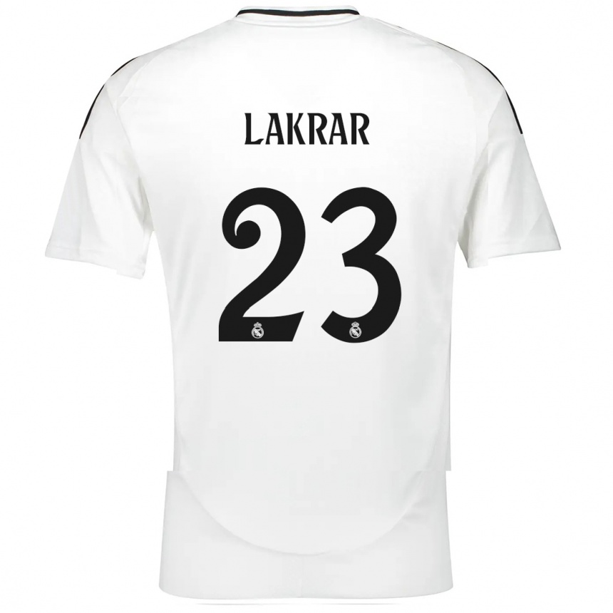 Men Football Maëlle Lakrar #23 White Home Jersey 2024/25 T-Shirt Australia