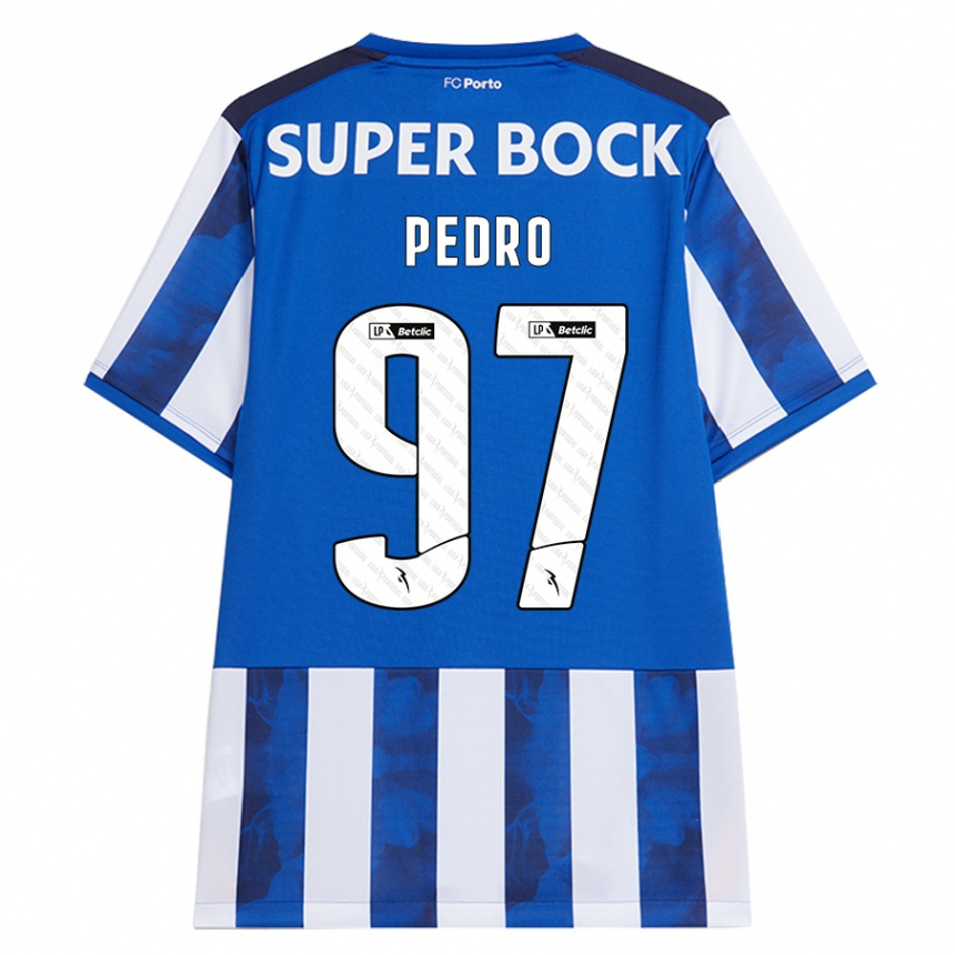 Men Football Zé Pedro #97 Blue White Home Jersey 2024/25 T-Shirt Australia