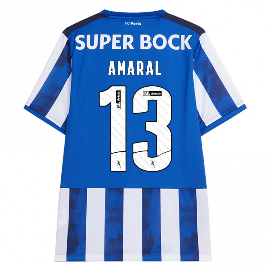 Men Football Fábio Amaral #13 Blue White Home Jersey 2024/25 T-Shirt Australia