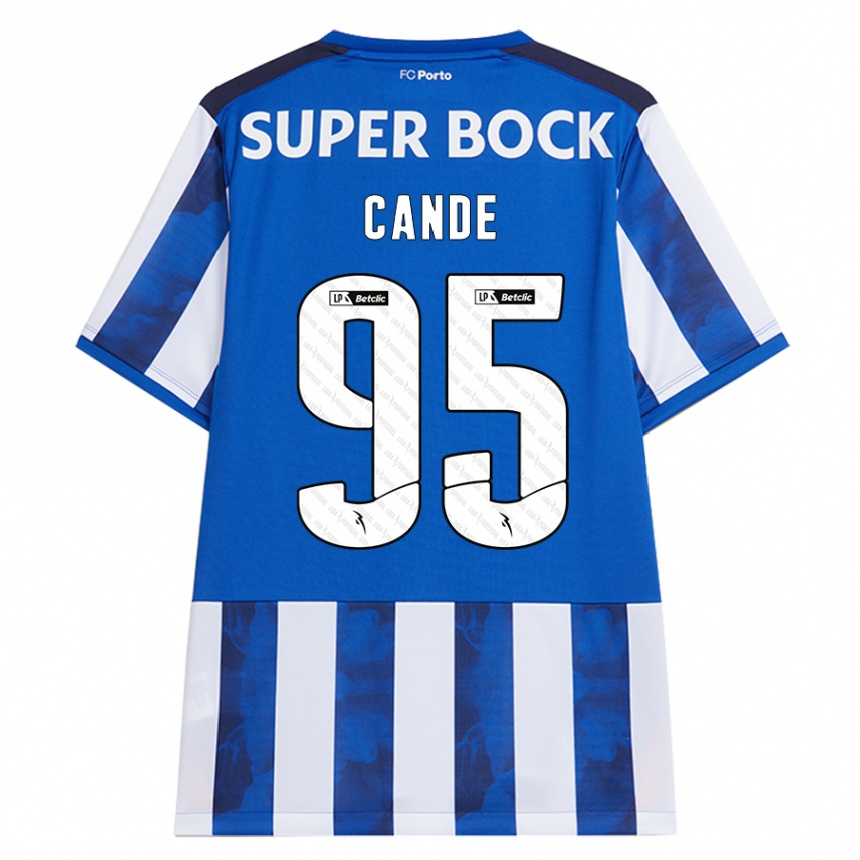 Men Football Anhá Cande #95 Blue White Home Jersey 2024/25 T-Shirt Australia