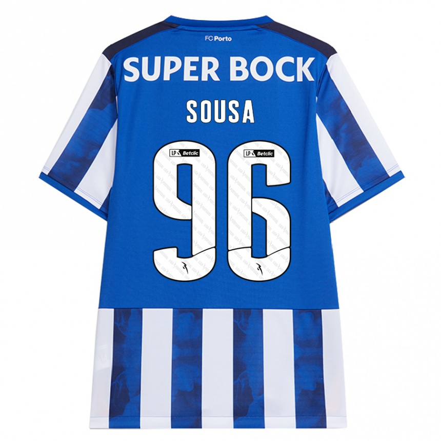 Men Football Filipe Sousa #96 Blue White Home Jersey 2024/25 T-Shirt Australia