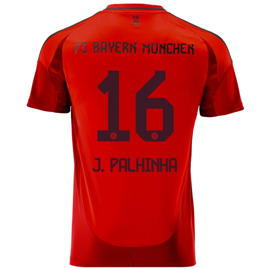 Men Football João Palhinha #16 Red Home Jersey 2024/25 T-Shirt Australia