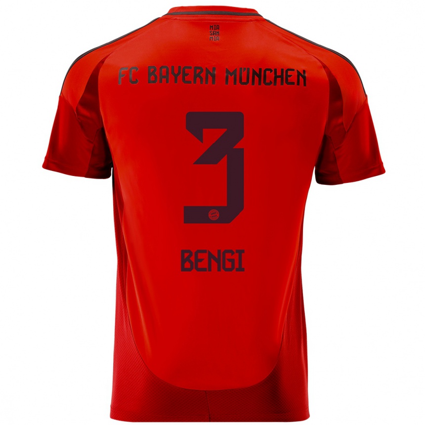 Men Football Kaan Bengi #3 Red Home Jersey 2024/25 T-Shirt Australia