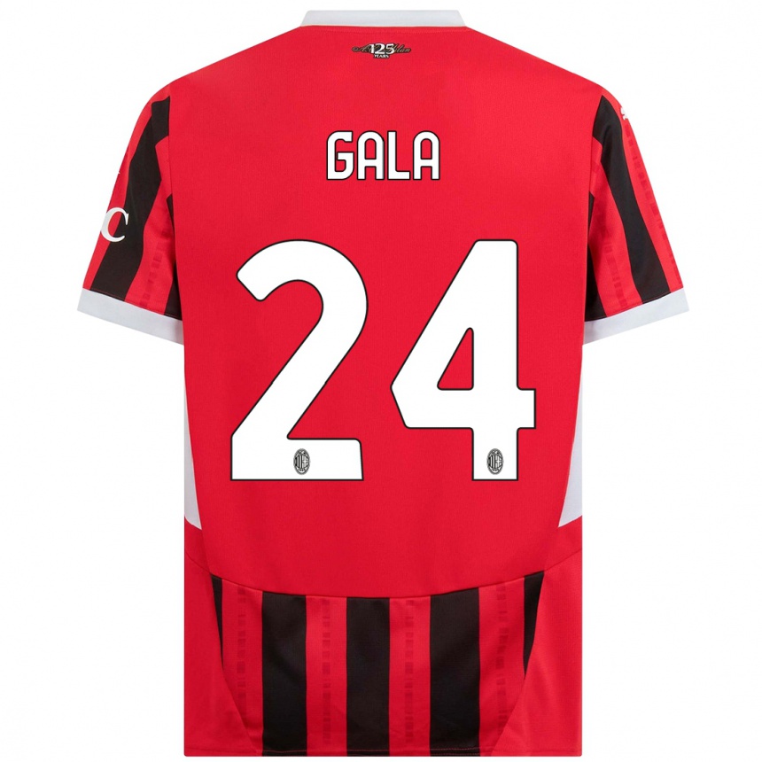 Men Football Antonio Gala #24 Red Black Home Jersey 2024/25 T-Shirt Australia