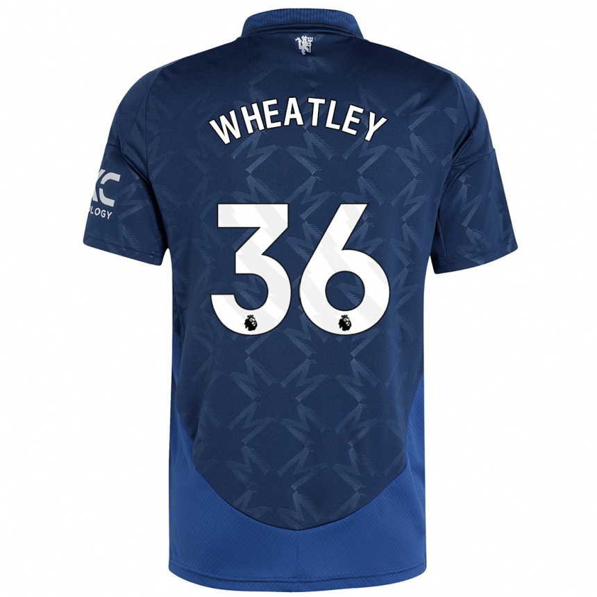 Men Football Ethan Wheatley #36 Indigo Away Jersey 2024/25 T-Shirt Australia