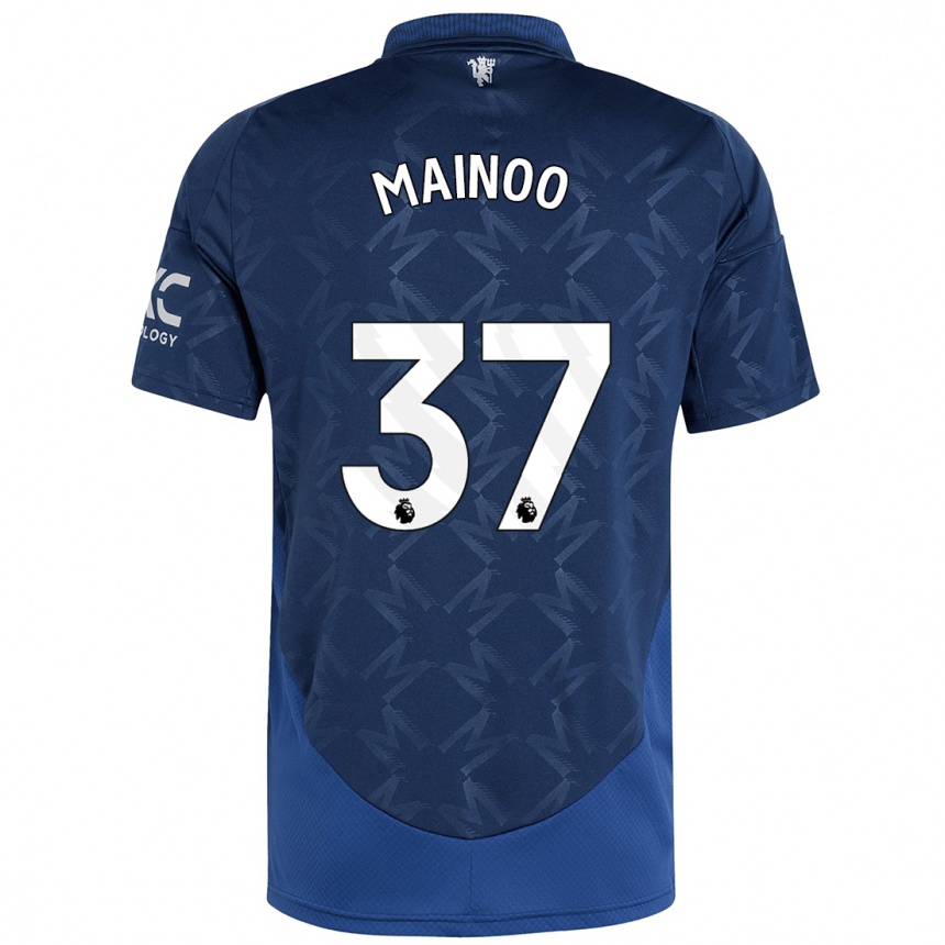 Men Football Kobbie Mainoo #37 Indigo Away Jersey 2024/25 T-Shirt Australia