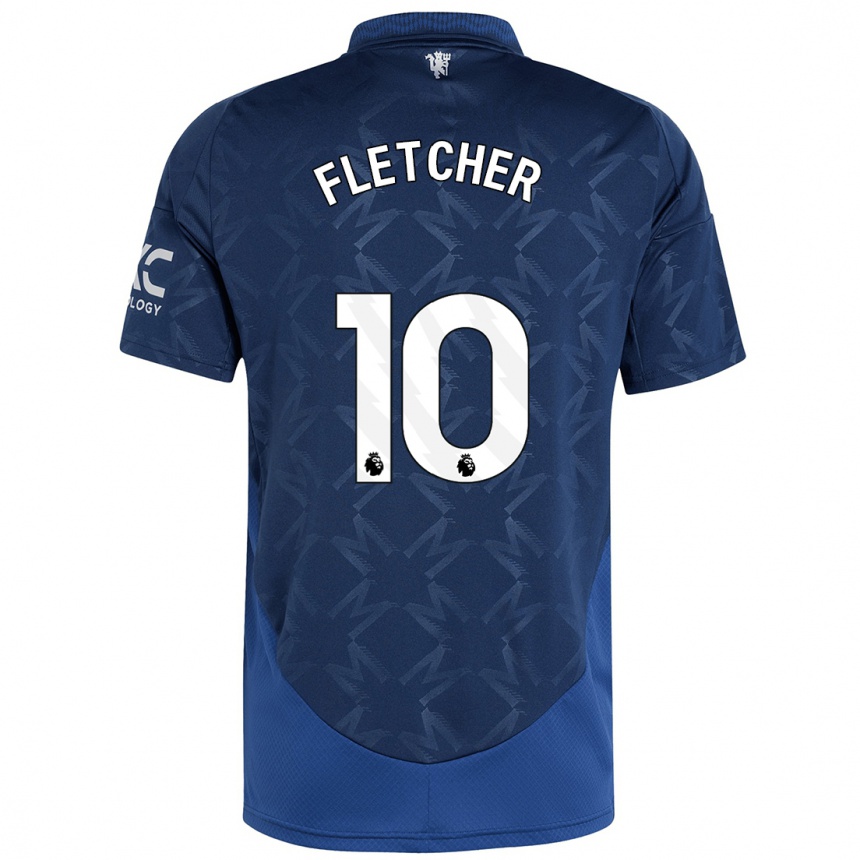 Men Football Jack Fletcher #10 Indigo Away Jersey 2024/25 T-Shirt Australia