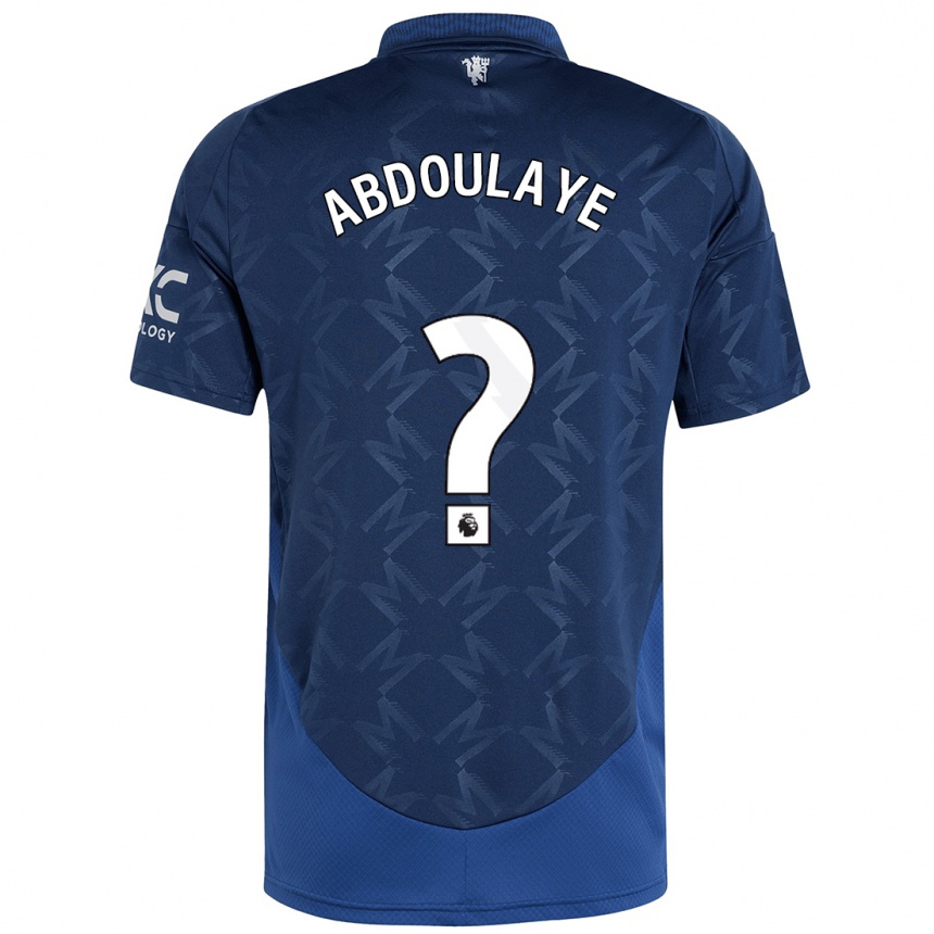 Men Football Douka Abdoulaye #0 Indigo Away Jersey 2024/25 T-Shirt Australia