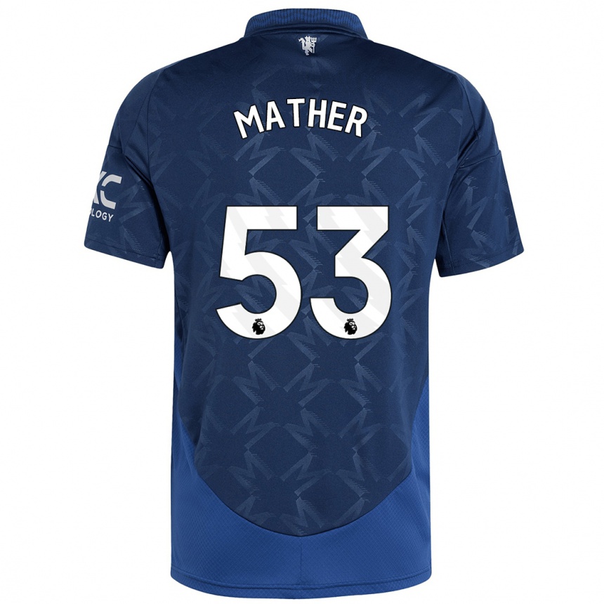 Men Football Sam Mather #53 Indigo Away Jersey 2024/25 T-Shirt Australia