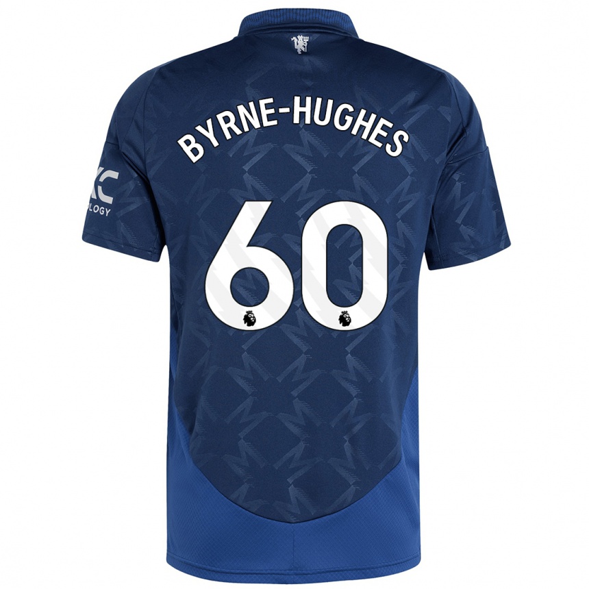 Men Football Cameron Byrne-Hughes #60 Indigo Away Jersey 2024/25 T-Shirt Australia