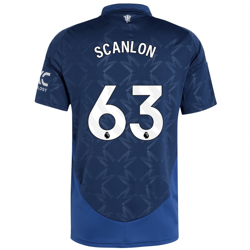 Men Football James Scanlon #63 Indigo Away Jersey 2024/25 T-Shirt Australia